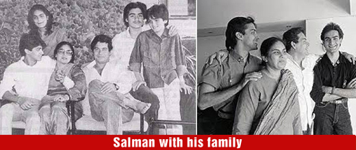 Salman Khan and his family